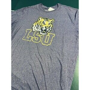 LSU Tigers NCAA Retro Brand 2XL T-Shirt Tee Louisiana Football Purple University